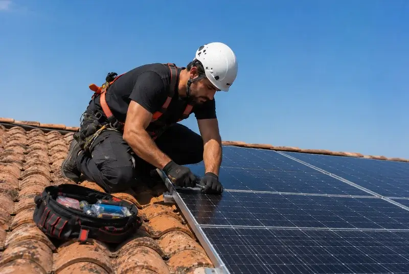 Maintenance et monitoring de panneaux solaires à Baraigne