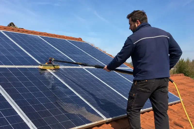 Nettoyage et entretien de panneaux solaires à Baraigne